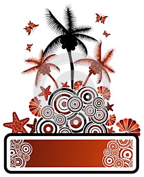 Abstract summer background