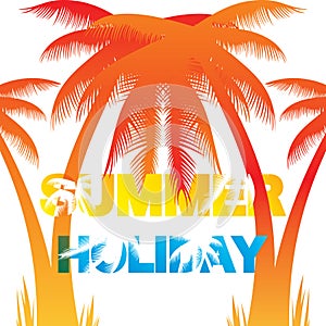 Abstract summer background.vector.