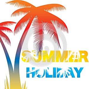 Abstract summer background.vector.