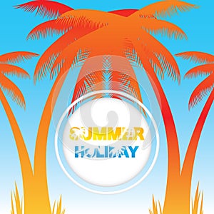 Abstract summer background.vector.