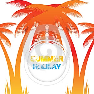 Abstract summer background.vector.
