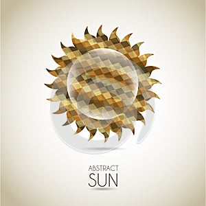 Abstract sun photo