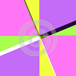 Abstract sunlight retro pattern. pink, magenta, yellow and green colors