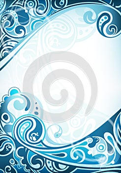 Abstract Surf Background