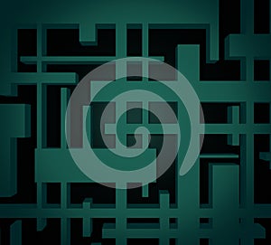 Abstract surface with geometry pattern