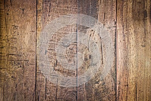 Abstract surface wood table texture background. Close up of dark