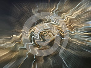 Abstract surreal background with divergent rays