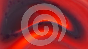 Abstract Red Swirl: Dynamic Fluid Art with Smooth Gradient for Modern Background