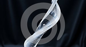 Abstract Swirl of Light and Bubbles