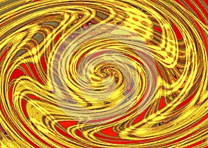 RED AND YELLOW SUMMER SWIRL