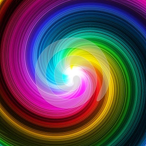 Abstract swirl prism colors background photo