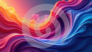 Abstract swirling forms create dynamic visual flow and movement , lines, visual, art