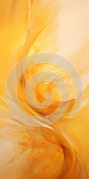 Abstract Swirling Golden Flame Wallpaper Download