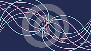 Abstract swirling lines, modern and dynamic background element vector design Generative AI