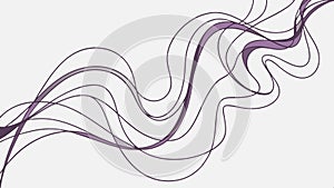 Abstract swirling lines pattern design element vector design Generative AI