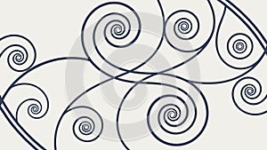 Abstract Swirling Lines Pattern: Organic Fluid Design, vector design Generative AI