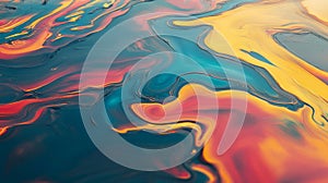 Abstract Swirling Paint Colors Texture Design