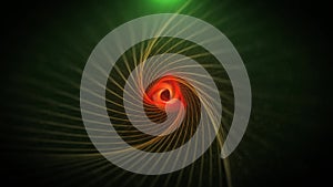 Abstract Swirling Spiral Tunnel Light Background Loop