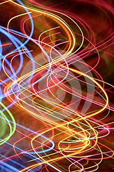 Abstract swirling streaks photo