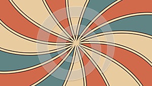 Abstract Swirling Vortex Pattern Retro Design, vector design Generative AI