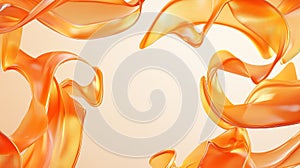 Abstract swirling warm color pattern background texture design for commercial use photo