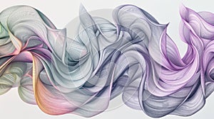 Abstract swirling waves of color and texture create a dynamic visual flow