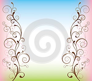 Abstract swirly background