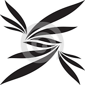 Abstract swoosh design vector