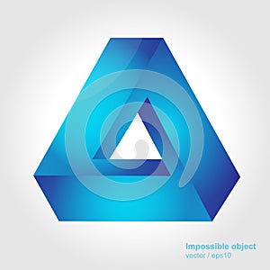 Abstract symbol, impossible object, triangle