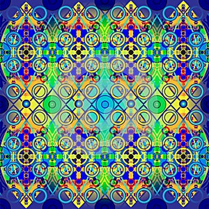 Abstract symmetric pattern photo