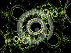 Abstract symmetrical fractal