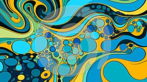 Abstract Symphony: A Vibrant Fusion of Color and Movement