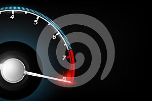 abstract Tachometer technology concept background Vector illustration.