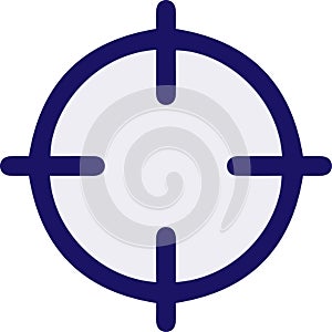Abstract target icon illustration design on white