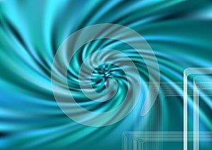 Abstract teal background whit design elements, turquoise