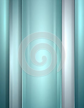 Abstract Teal and Gray Vertical Stripes Background