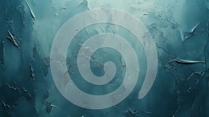 Abstract Teal Textured Background Wall