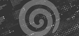 Abstract tech background with many points array