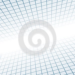 Abstract tech blue squares vector background