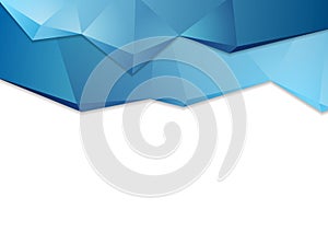 Abstract tech corporate polygonal design