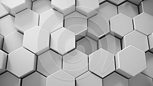 Abstract tech honeycomb background.