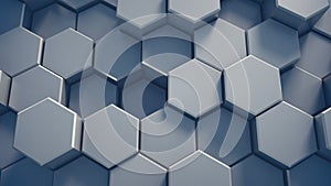 Abstract tech honeycomb background.