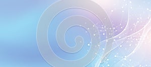 Abstract tech network connection dots. Digital technology and big data analysis background. White background with plexus