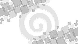 Abstract tech squares background - vector