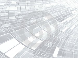 Abstract tech style background - digitally generated image