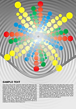 Abstract techical background