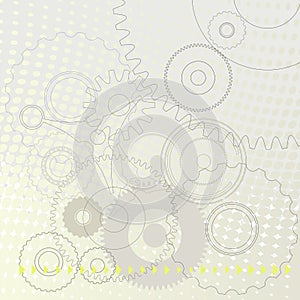 Abstract Technical Background - Vector Illustration