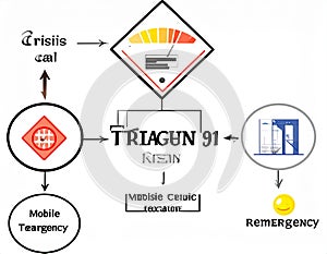Abstract Technical Flowchart for System Process