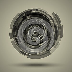 Abstract techno background