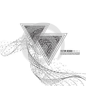 Abstract techno background